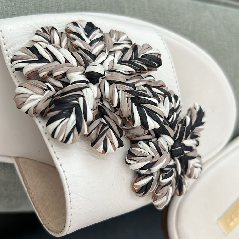 COPY - White Floral Slide Sandals - Picture 11 of 12